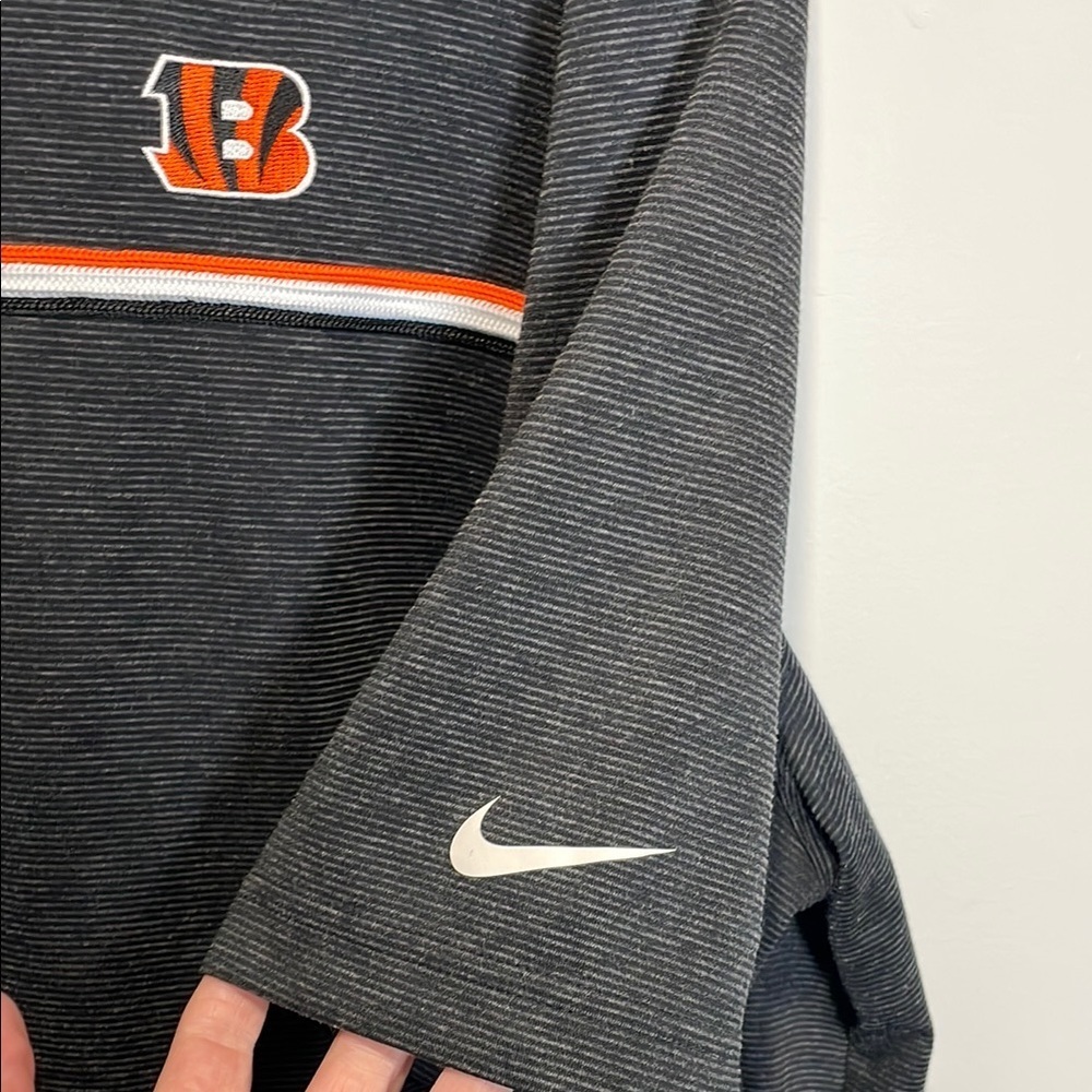 Nike Cincinnati Bengals Polo Shirt Black Orange 3XL NFL - Picture 7 of 11